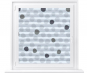 Plissee Loretta grau weiß lichtdurchlässig blickdicht Punkte Muster Dekor Plissee PG1