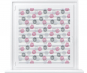 Plissee Isabella pink mit grau blickdicht/Sichtschutz/Dekoration Dekormuster PG2