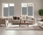 Plissee Donata grau abdunkelnd/Blend-/Sonnenschutz PG3
