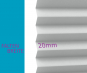 Donata-311033 Plissee blickdicht silber