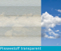 Plissee Donata sand transparente Dekoration Fenster PG3