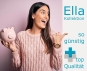Plissee Ella Economy%, weiß, lichtdurchlässig, Sichtschutz, Kreppstruktur, PGE