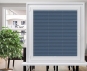 Plissee Serina blau lichtdurchlässig/blickdicht, Sichtschutz Kreppstruktur PG0/0 Basics Top günstig