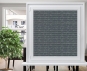 Plissee Donata graphit blickdicht/Sichtschutz/Dekoration Blatt Muster Dekor PG3