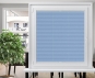 Plissee Alena blau, lichtdurchlässig/blickdicht, Sichtschutz, Sonnenschutz, Kreppstruktur, PG1