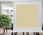 Plissee Loretta sandgelb, lichtdurchlässig/blickdicht, Sichtschutz, Sonnenschutz, Crush Optik, PG1