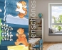 Plissee Alena blau Kinderzimmer, lichtdurchlässig/blickdicht, Sichtschutz, Teddy Muster, PG0