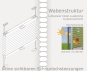 Wabenplissee Isabella licht grau lichtdurchlässig/blickdicht Sicht-/Sonnenschutz isolierend PG2