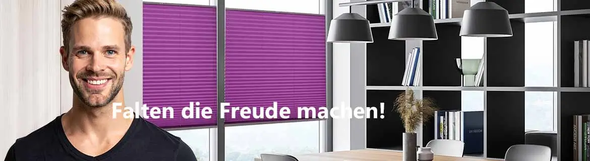 Fenster Plissee auf Maß